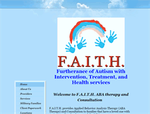Tablet Screenshot of faithisallyouneed.net